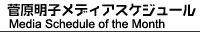 菅原明子メディアスケジュール